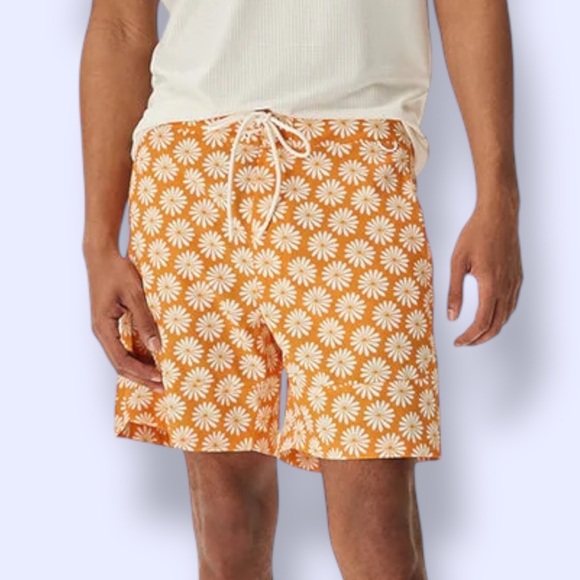 Outdoor Voices Other - Outdoor Voices Men's Solarcool 6" Beach Boardshort in Apricot Floral